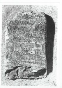 Babylonian Epilepsy Tablet (BM 47753) in the British Museum